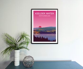 Kielder Water Northumberland Art Print, 3 of 4