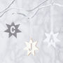 Metallic Initial Star Burst Personalised Decoration, thumbnail 1 of 3