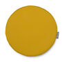 Circular Round Garden Outdoor Seat Pads Plain Mustard Yellow, thumbnail 1 of 5