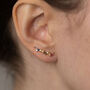 Silver 925 Ear Climber With Free Personalised Pouch, thumbnail 1 of 3