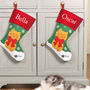 Pet Parents Personalised Cat Christmas Stocking, thumbnail 4 of 6