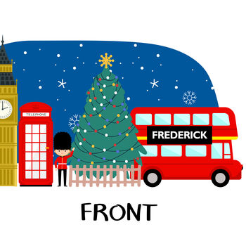 Personalised Christmas In London Mug, 2 of 4