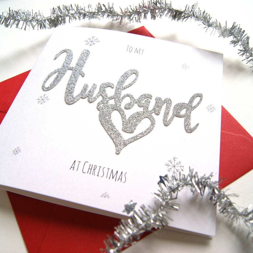 Christmas Card To My Husband By The Hummingbird Card Company