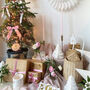 Luxury Personalised Velvet Christmas Tree Bow, thumbnail 5 of 9
