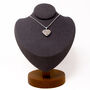 Heart Shaped Cremation Ashes Memorial Necklace, thumbnail 6 of 7