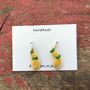 Little Lemon Earrings, thumbnail 2 of 2