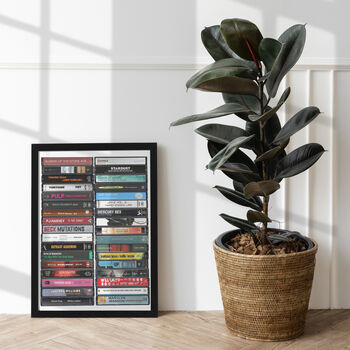 28th Birthday 1998 Music Print Personalised Gift, 7 of 9