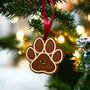 Personalised Paw Print Bauble, thumbnail 1 of 2