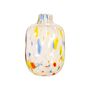 Small Multicoloured Speckled Glass Vase, thumbnail 2 of 5