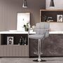 Height Adjustable Bar Stool With Soft Padded Chair, thumbnail 1 of 6