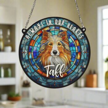 Sheltie Memorial Suncatcher, 5 of 6