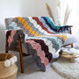 Chevron Blanket Easy Crochet Kit, thumbnail 1 of 10