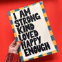 Affirmation Typography Print Multiple Colours Available, thumbnail 6 of 8