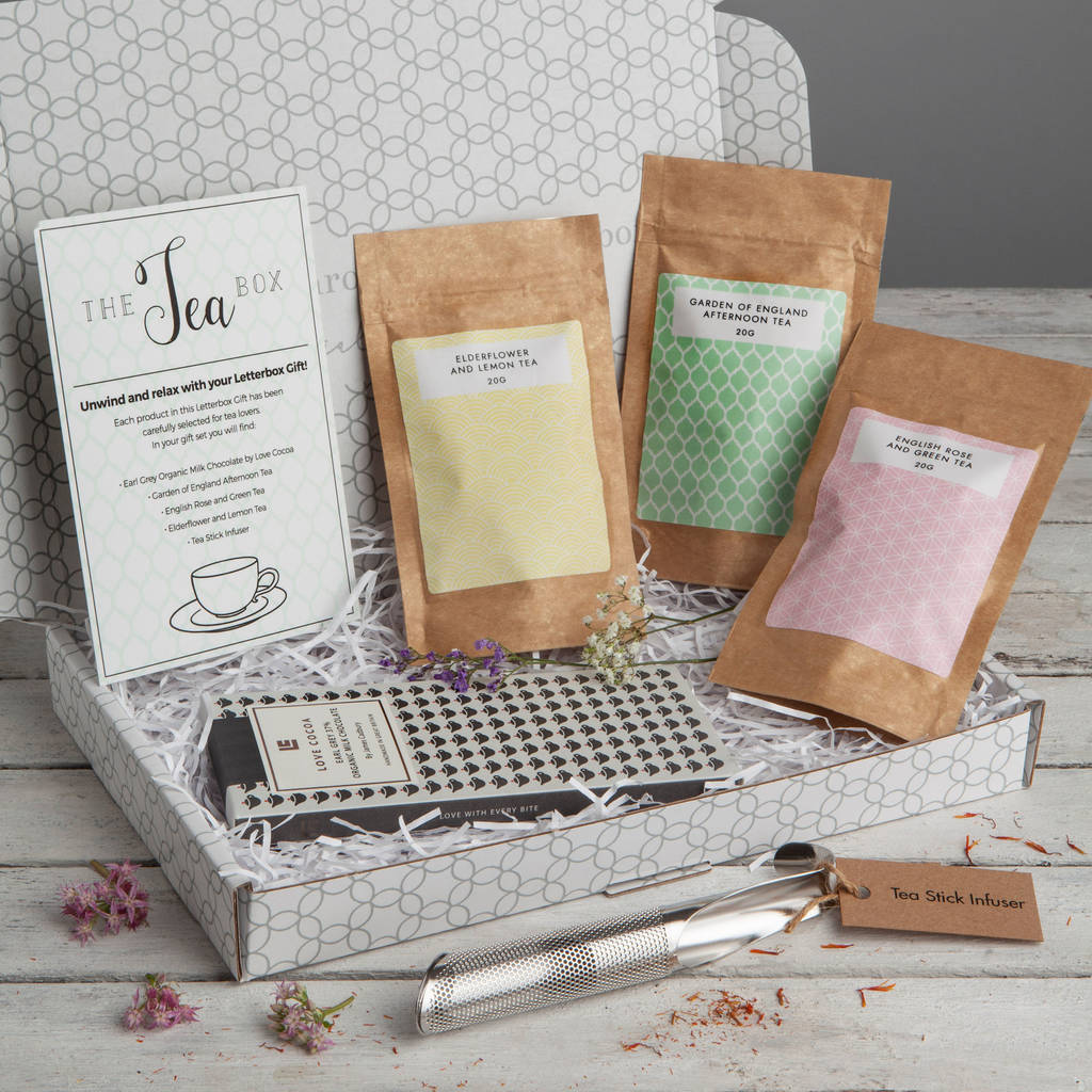 'The Tea Box' Letterbox Gift Set By Letterbox Gifts
