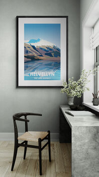 Helvellyn The Lake District Peak Art Print, 2 of 4