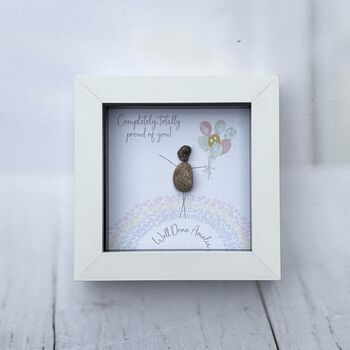 Personalised Proud Of You Well Done Pebble Picture, 3 of 3
