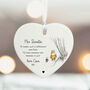 Personalised Bear Thank You Teacher Keepsake Heart, thumbnail 1 of 3