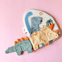 Baby And Toddlers Cotton Fabric Dinosaur Book, thumbnail 7 of 11
