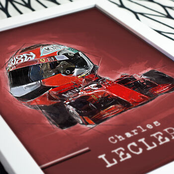 Charles Leclerc Wall Art Poster, 2 of 4