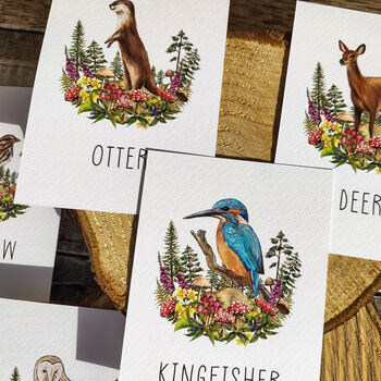 Woodland Animals Table Name Cards, 6 of 6