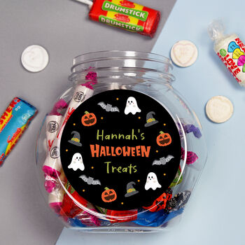 Personalised Halloween Sweets Jar, 2 of 9