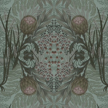 Secret Garden Lichen Wallpaper, 3 of 4