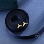 Sterling Silver Whale Tail Stud Earrings, thumbnail 6 of 11