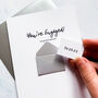 Personalised You're Engaged Card, thumbnail 1 of 7
