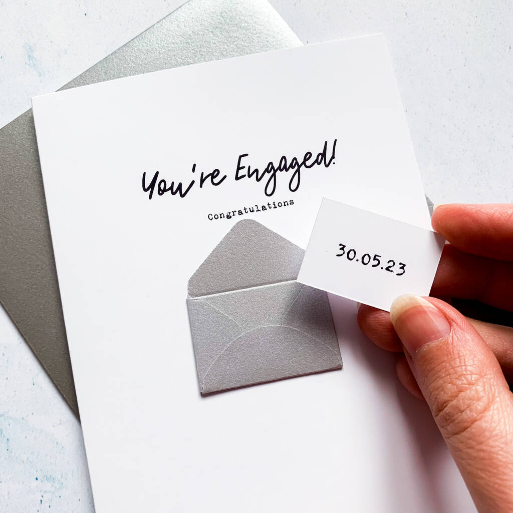 Personalised You're Engaged Card, 1 of 7