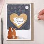 Scratch To Reveal Proposal Greeting Card Red Foxes, thumbnail 4 of 4