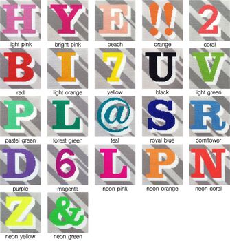 Customisable Alphabet Needlepoint Kits, 10 of 12