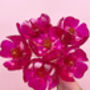 Hot Pink Bouquet Recycled Plastic Bottle Flowers, thumbnail 2 of 12