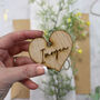Personalised Wooden Heart Name Setting, thumbnail 1 of 11