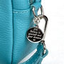 Personalised Elsa Leather Crossbody Bag, thumbnail 10 of 11