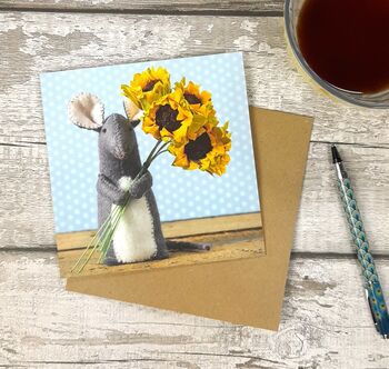 Corinne Lapierre Friendship Mouse Greetings Card, 3 of 3