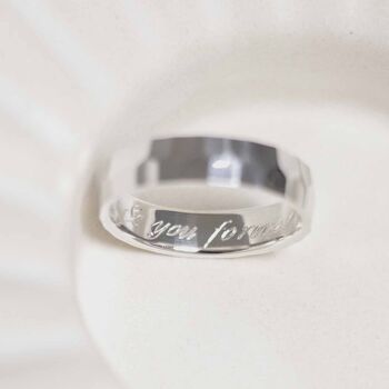 Sterling Silver Secret Message Ring, 10 of 12