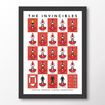 Arsenal The Invincibles Squad Poster, 7 of 7