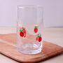 G Decor Berry And Bow Bubble Glasses Handcrafted And Handmade Bubble Textured Fruit And Ribbon Bow Drinkware, thumbnail 3 of 8