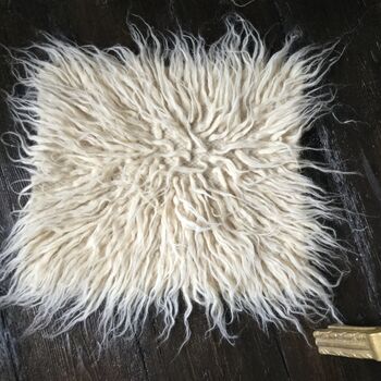 Sheepskin Look Seat Pads| Seat Covers| Handwoven, 3 of 9