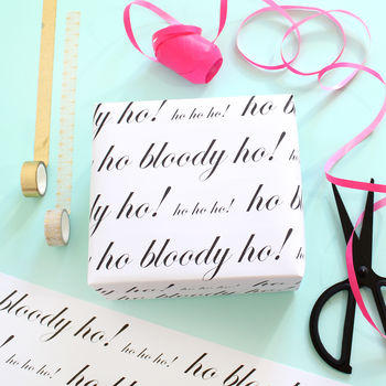 Ho Bloody Ho Wrapping Paper, 2 of 4
