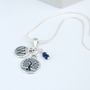 Personalised Birthstone And Charm Necklace, thumbnail 3 of 12