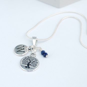 Personalised Birthstone And Charm Necklace, 3 of 12