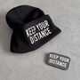Keep Your Distance Embroidered Beanie Hat – Singles' Day Gift, thumbnail 5 of 6