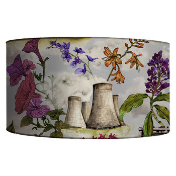 Flowers And Cooling Towers Lampshade, 4 of 5