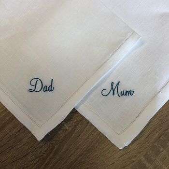 Embroidered Napkin With Name, 3 of 8