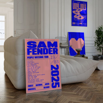 Personalised Gig Poster – Setlist, Date And Venue Print, 5 of 9