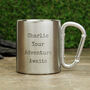 Personalised Message Stainless Steel Camping Mug, thumbnail 3 of 7