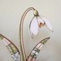 Wooden 'Potted' Snowdrop Flower Home Decoration, thumbnail 4 of 5