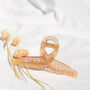 Iridescent Loop Claw Clip In Pink, thumbnail 2 of 3