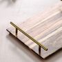 Wooden Serving Tray With Metal Handles, thumbnail 5 of 8